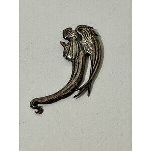 Sterling Silver H & H Angel 2 5/8” Pendant